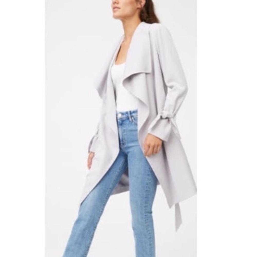 Club Monaco Ellayne Trench -Dove Grey/ Small